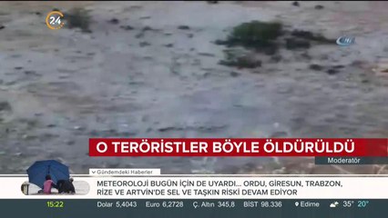 O teröristler böyle öldürüldü