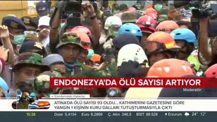Endonezya'da ölü sayısı artıyor
