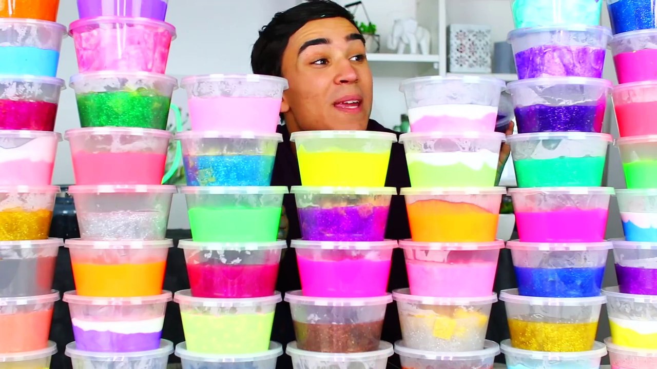 JE FAIS 100 SLIMES !! + Concours ! JustJonathan