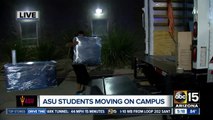 ASU students moving into dorms ahead of school year