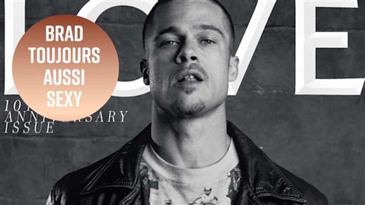 Brad Pitt fait la couv' de Love magazine