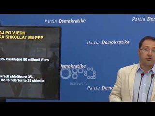 Ora News - PD akuzon: Veliaj vjedh 14 milionë euro me projektin e shkollave