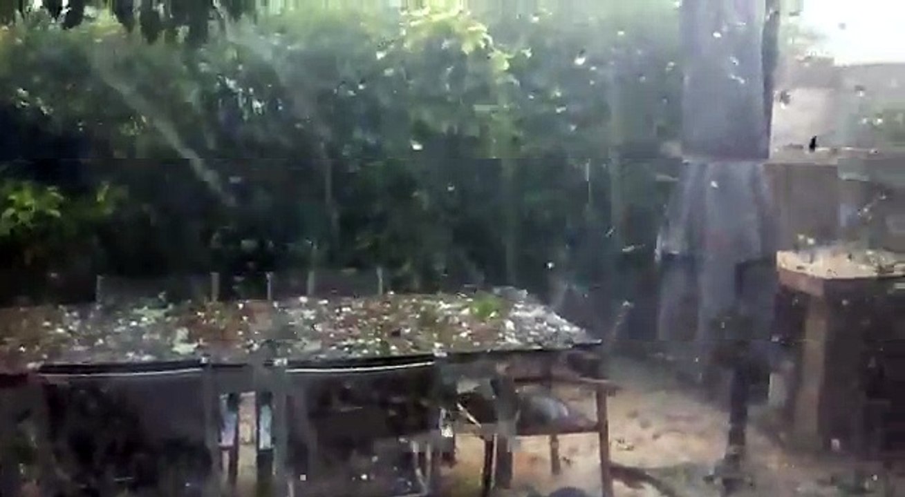 Un violent orage de grêle frappe Aubagne