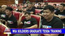 WIA soldiers graduate TESDA training
