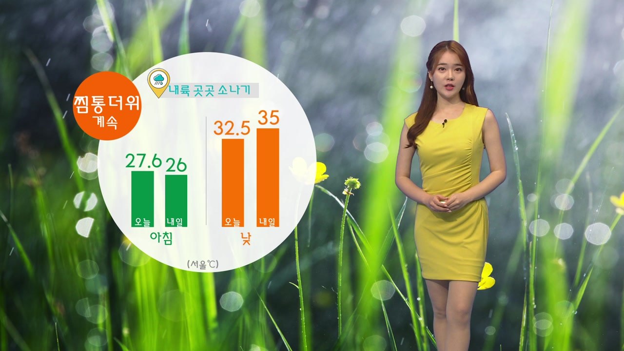 [날씨] 폭염 못 이긴 소나기... 태풍 '야기' 변수 될까 / YTN