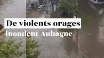 Grêle, inondation... de violents orages balayent Aubagne