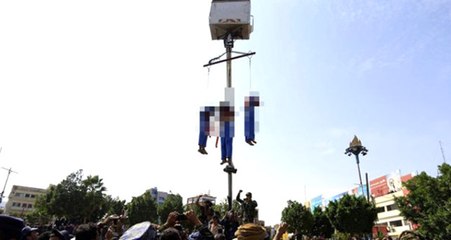 10 Yaşındaki Çocuğa İşkence Eden Üç Sapık, Şehir Meydanında Vince Asıldı