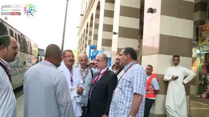 وصول وإقامة حجاج القرعة بالمدينة المنورة وتفويجهم إلى مكة