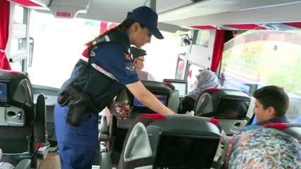 Jandarmadan bayram öncesi trafik denetimi - ANKARA