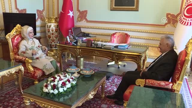 Emine Erdoğan, Meclisteki Sıfır Atık Çalışmalarını İnceledi