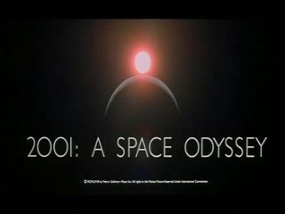 Opening credits: 2001 - a Space Odyssey (Kubrick)