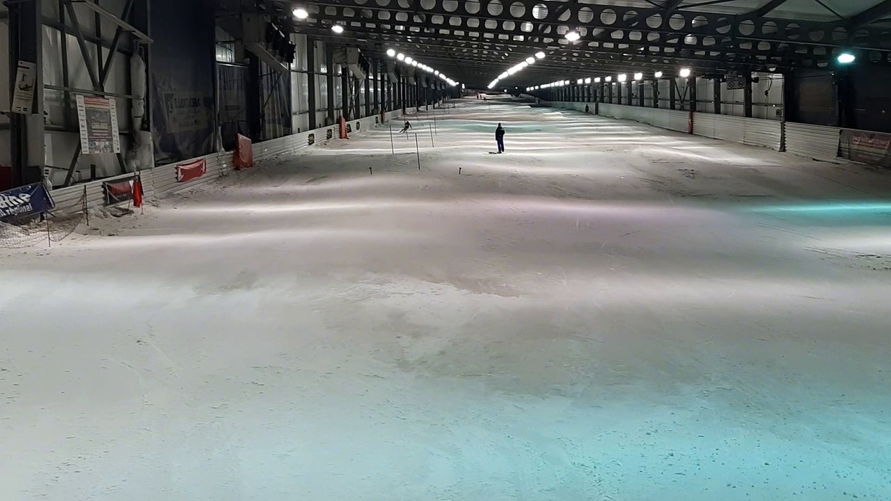Le Strasbourgeois Thibaut Favrot au snowhall d'Amnéville