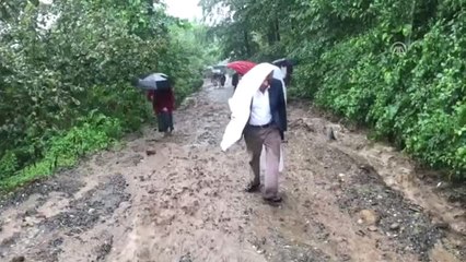 Ordu'daki Sel - İkizce'de Bazı Evlerdeki Vatandaşlar Tahliye Ediliyor