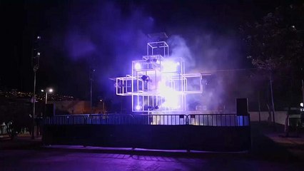 Lichterfest in Ecuadors Hauptstadt Quito