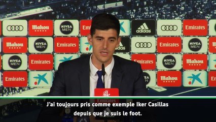Real Madrid -  Courtois : "Depuis tout petit j'ai un maillot de Casillas"