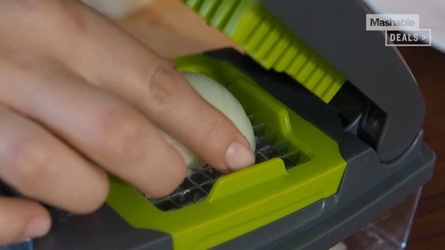 Quit crying every time you chop onions with this one step chopper