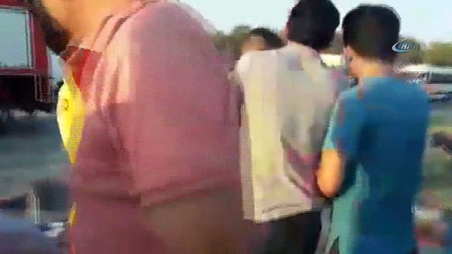 Tur otobüsünün karıştığı kazada can pazarı yaşandı