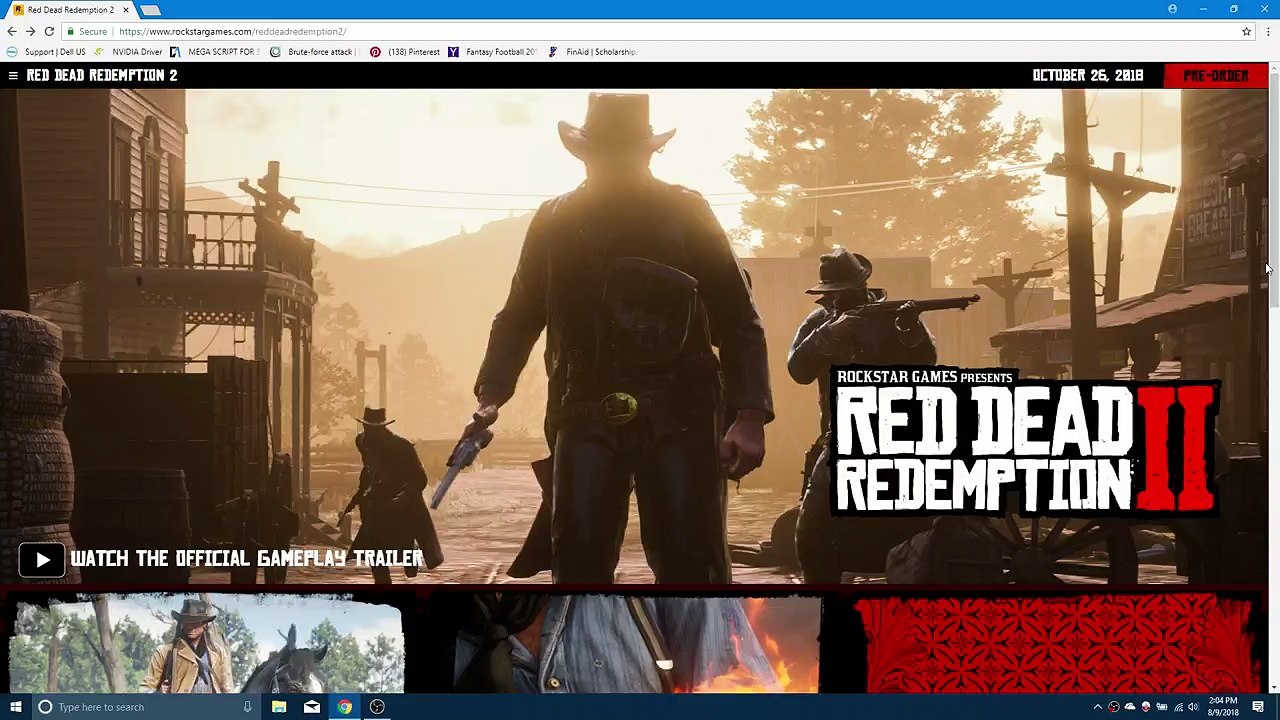 Red Dead Redemption 2 Gameplay Trailer and reaction video.