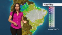 Confira o acumulado de chuva para os próximos dias no Brasil