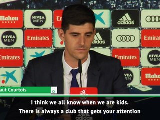 Скачать видео: Real Madrid attracted me from a young age - Courtois