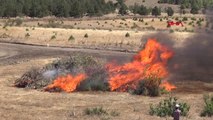 Kahramanmaraş Kahramanmaraş'ta Helikopter Destekli Yangın Söndürme Tatbikatı Hd