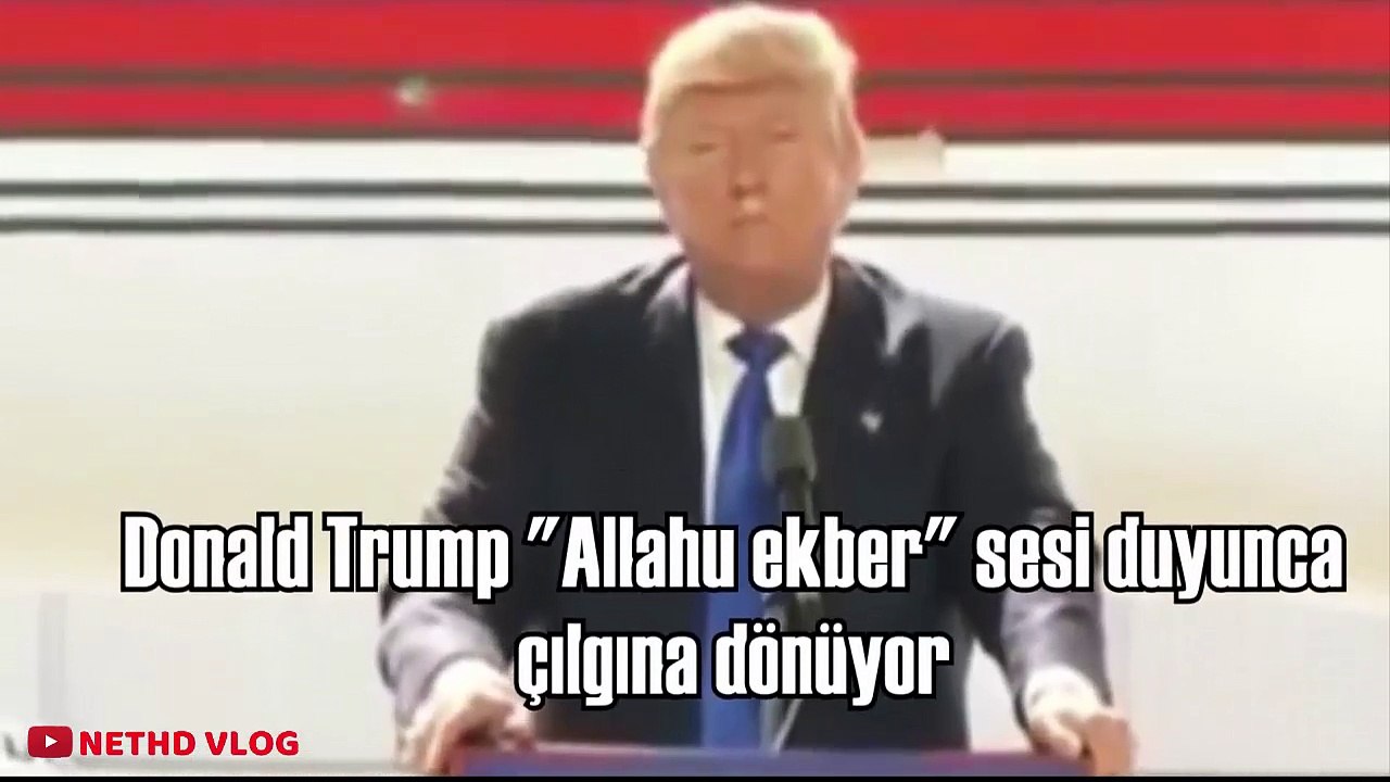Allahu Ekber' Sesi Duyan Trump Çıldırıyor..!! Korkuyu Görün.