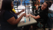 Walmart Employee Uses Break To Give A Manicure To A Woman With Cerebral Palsy