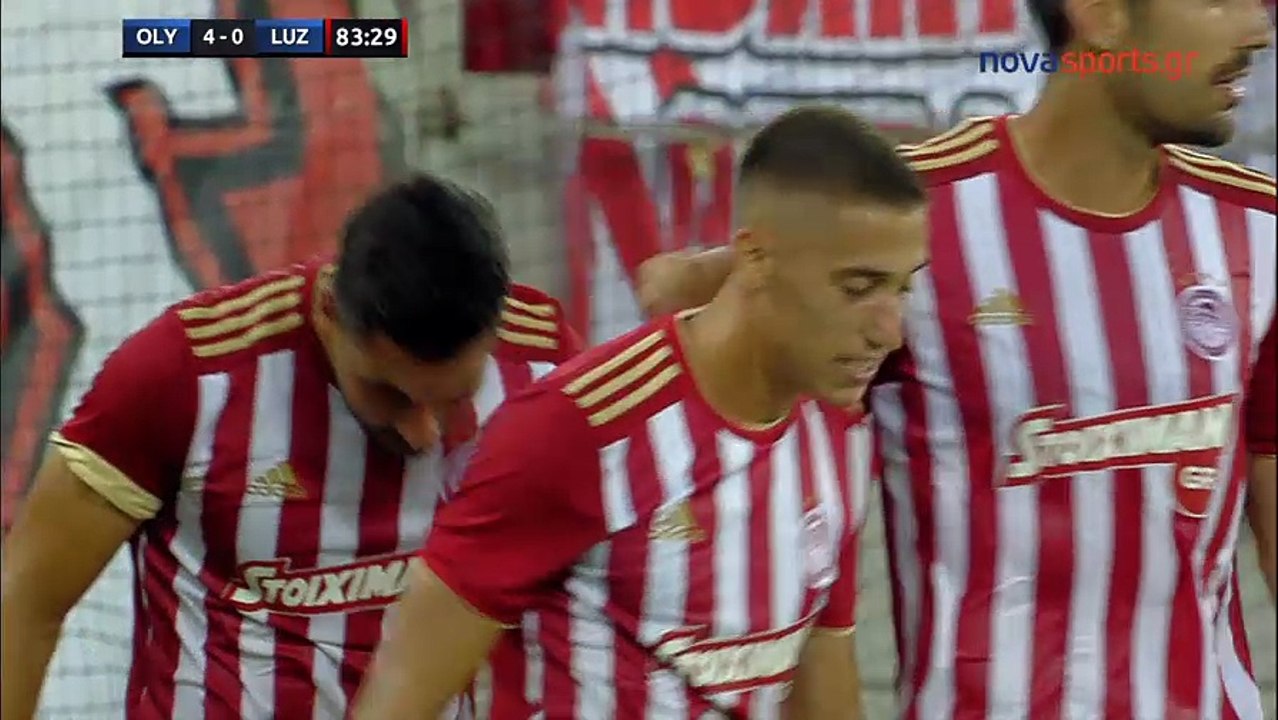 4-0 Miguel Ángel Guerrero Second Goal - Olympiakos Piraeus 4-0 Luzern - 09.08.2018 [HD]