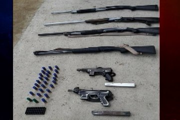 Se decomisa armas de fuego en una camaronera del a provincia de El Oro