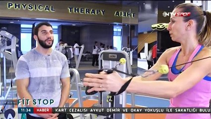 Milli boksör Avni Yıldırım Fit Stop'ta...