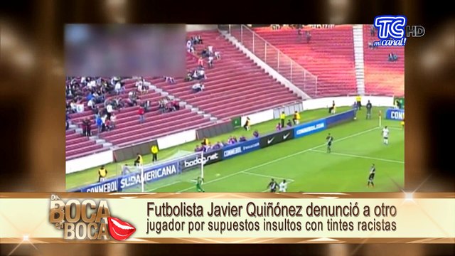 Futbolista Javier Quiñónez denunció a otro jugado por supuestos insultos con tintes racistas