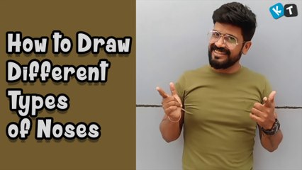 How to Draw Different Types of Noses