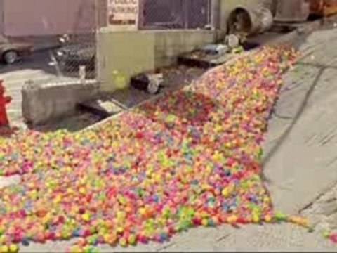 Pub Sony bravia - balles rebondissantes