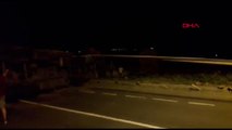 Tekirdağ'da Cipin Çarptığı Tır Devrildi 2 Yaralı Hd