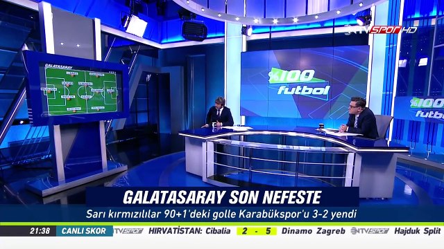 % 100 Futbol Galatasaray - Kardemir Karabükspor 30 Eylül 2017