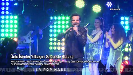 Ünlü İsimler Yılbaşını Sahnede Kutladı