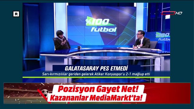 % 100 Futbol Galatasaray - Atiker Konyaspor 11 Mart 2018