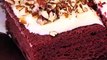 When you need a small batch dessert make this sweet cream cheese and pecan topped *Red Velvet Snack Cake!* Get the full recipe here: