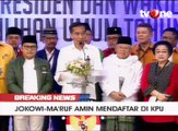 Jokowi dan Ma'ruf Amin Resmi Daftar Capres Cawapres di KPU