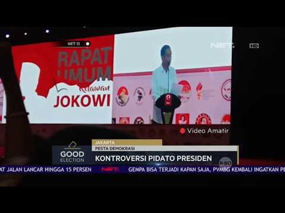 Pidato Presiden Jokowi Disalahartikan Oleh Netizen - NET 12