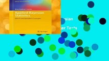 About For Books  Applied Bayesian Statistics: With R and OpenBUGS Examples (Springer Texts in