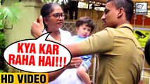 OMG! Taimur Ali Khan's Nanny YELLS At A Fan For Taking A Selfie