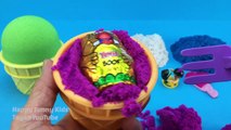 Kinetic Sand Ice Cream Cups Surprise Eggs Yowie Shopkins Mini Packs Surprise Toys