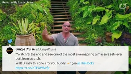 Dwayne Johnson Teases Jungle Cruise Set