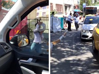 Seyir Halindeki Kamyonetten Kabloları Alıp Kaçmaya Çalıştı