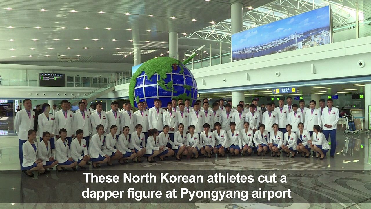 North Korean athletes head to Indonesia for Asian Games