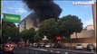 Marseille - Incendie boulevard Rabatau :  24 pompiers tentent d'éteindre le sinistre