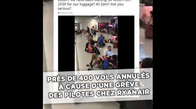 Près de 400 vols annulés à cause d'une grève chez Ryanair dans 5 pays