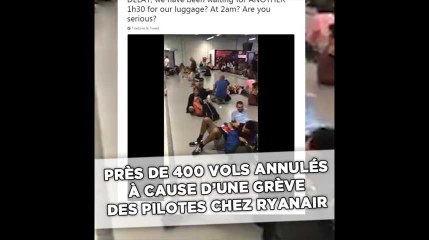 Près de 400 vols annulés à cause d'une grève chez Ryanair dans 5 pays