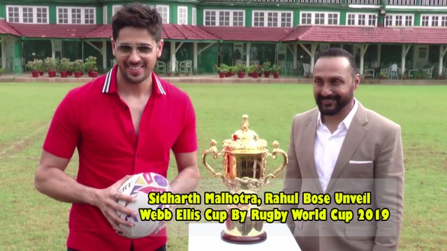 , Rahul Bose Unveil Webb Ellis Cup By Rugby World Cup 2019
